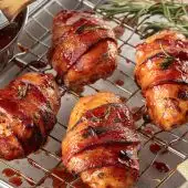 Bacon Wrapped Chicken Breast Filets 
